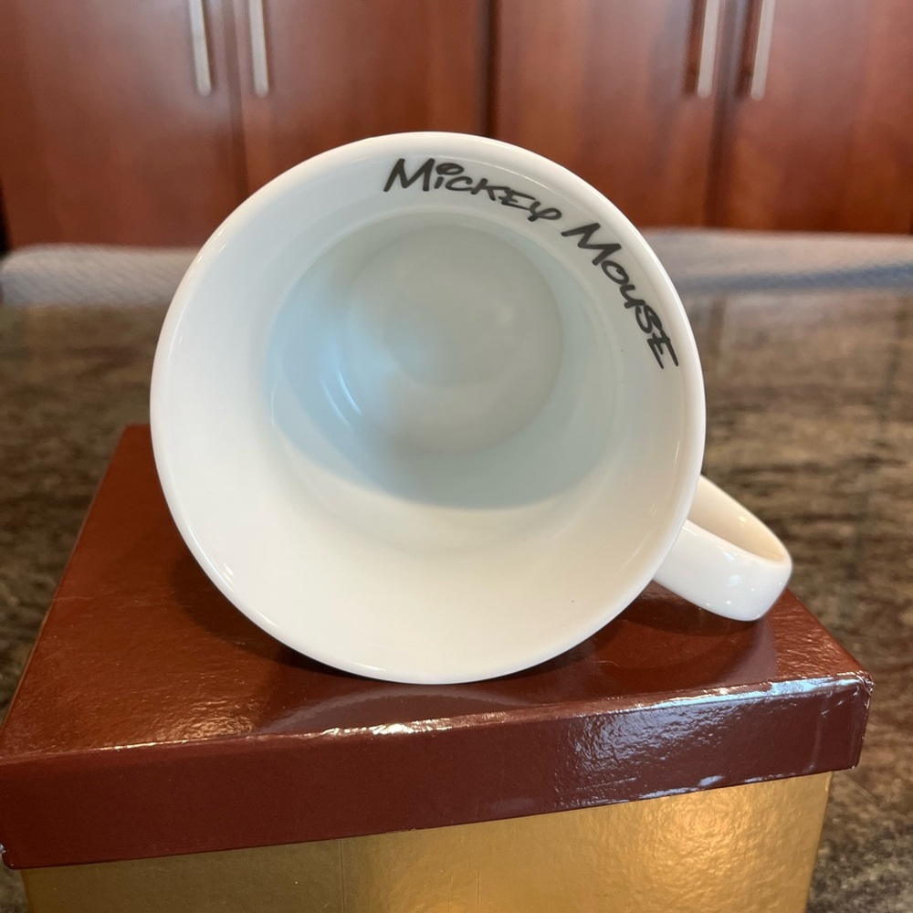Disney Sketchbook Mugs Set Mickey & Minnie Mouse Ceramic Coffee Tea Cups New OBO - Picture 10 of 16